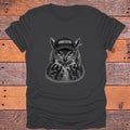 Annotator Owl Bookish T-Shirt - Charcoal