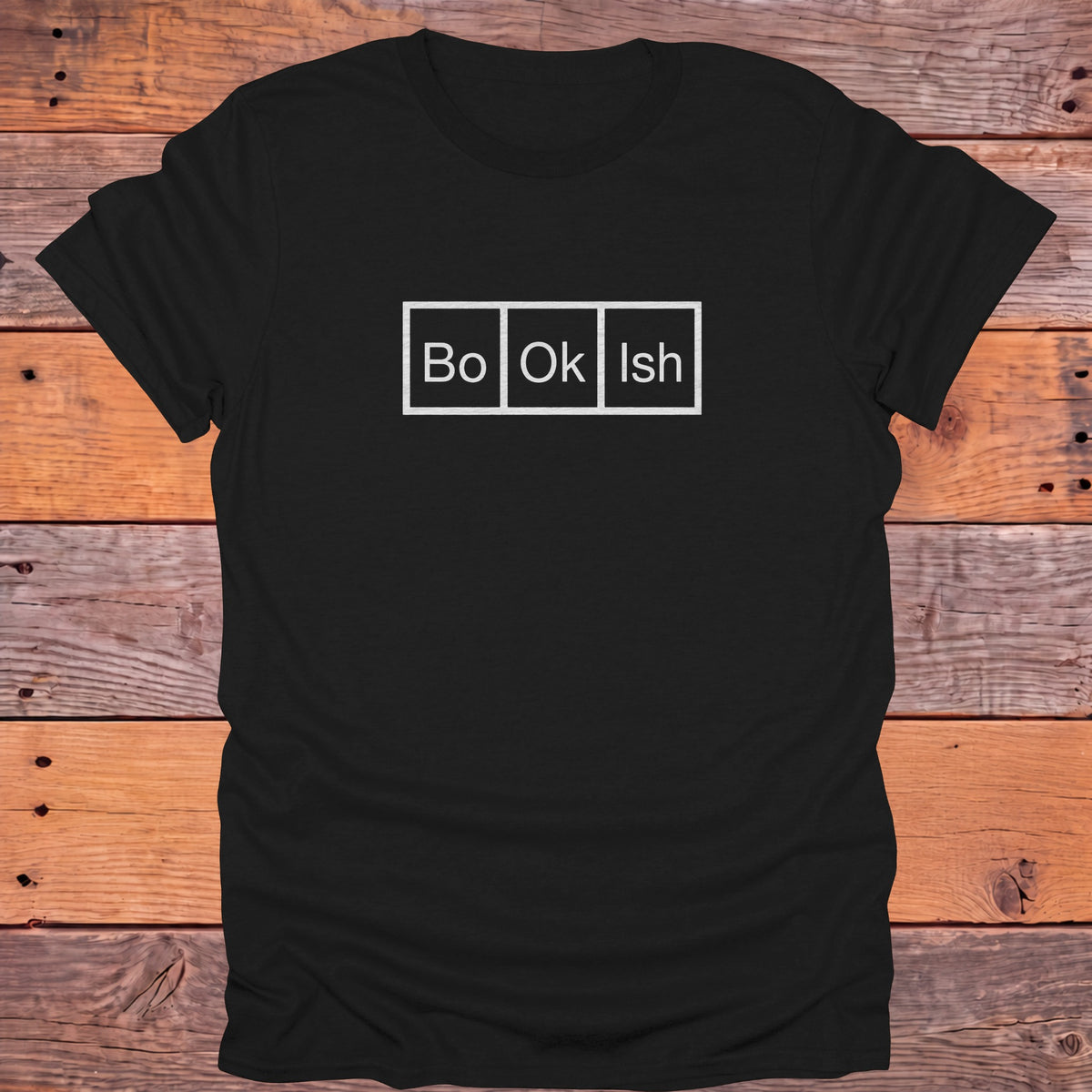 Bo-Ok-Ish Periodic Table Bookish T-Shirt - Black