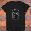 Book Goblin Raccoon Bookish T-Shirt - Black