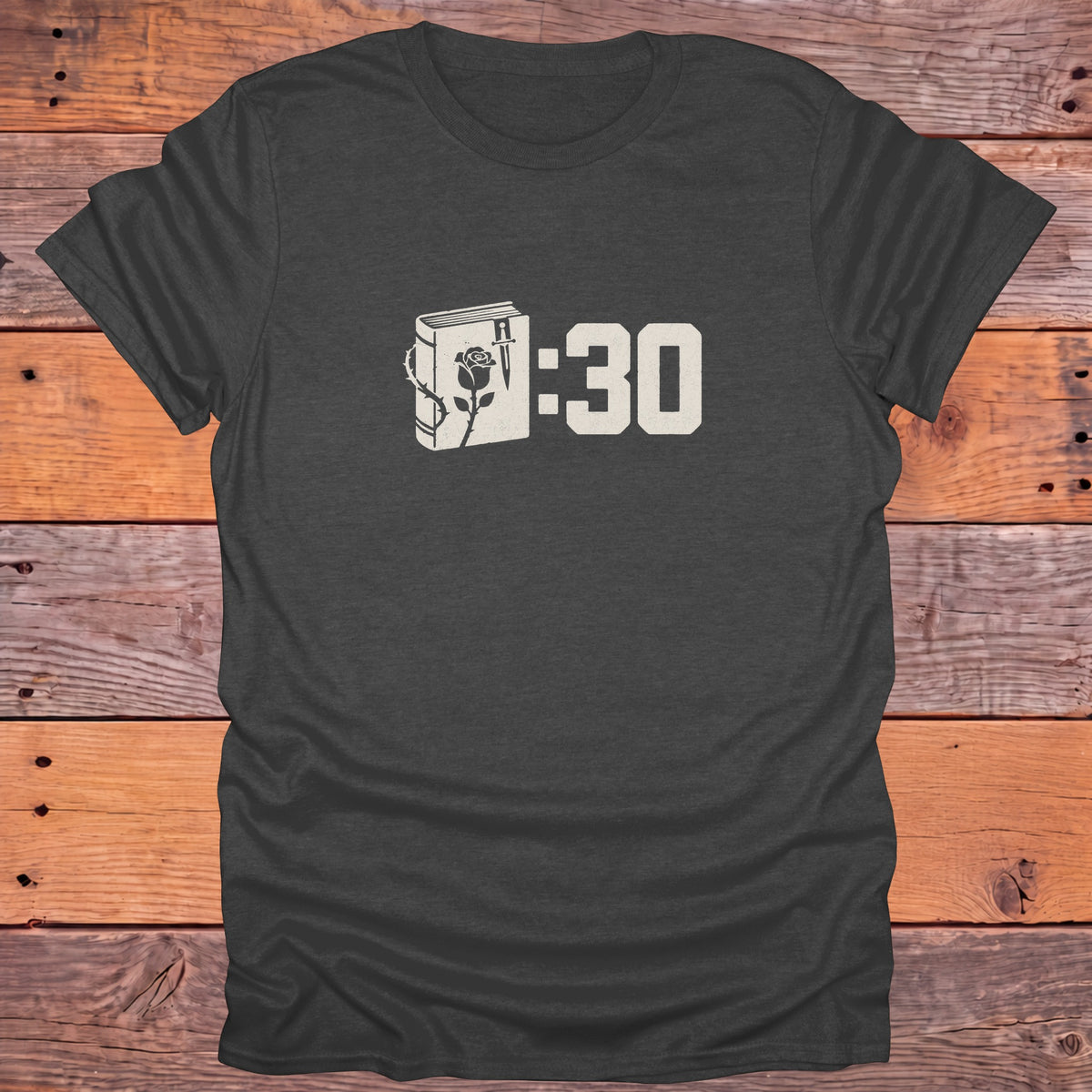 Book Thirty Gothic Bookish T-Shirt - Dark Heather