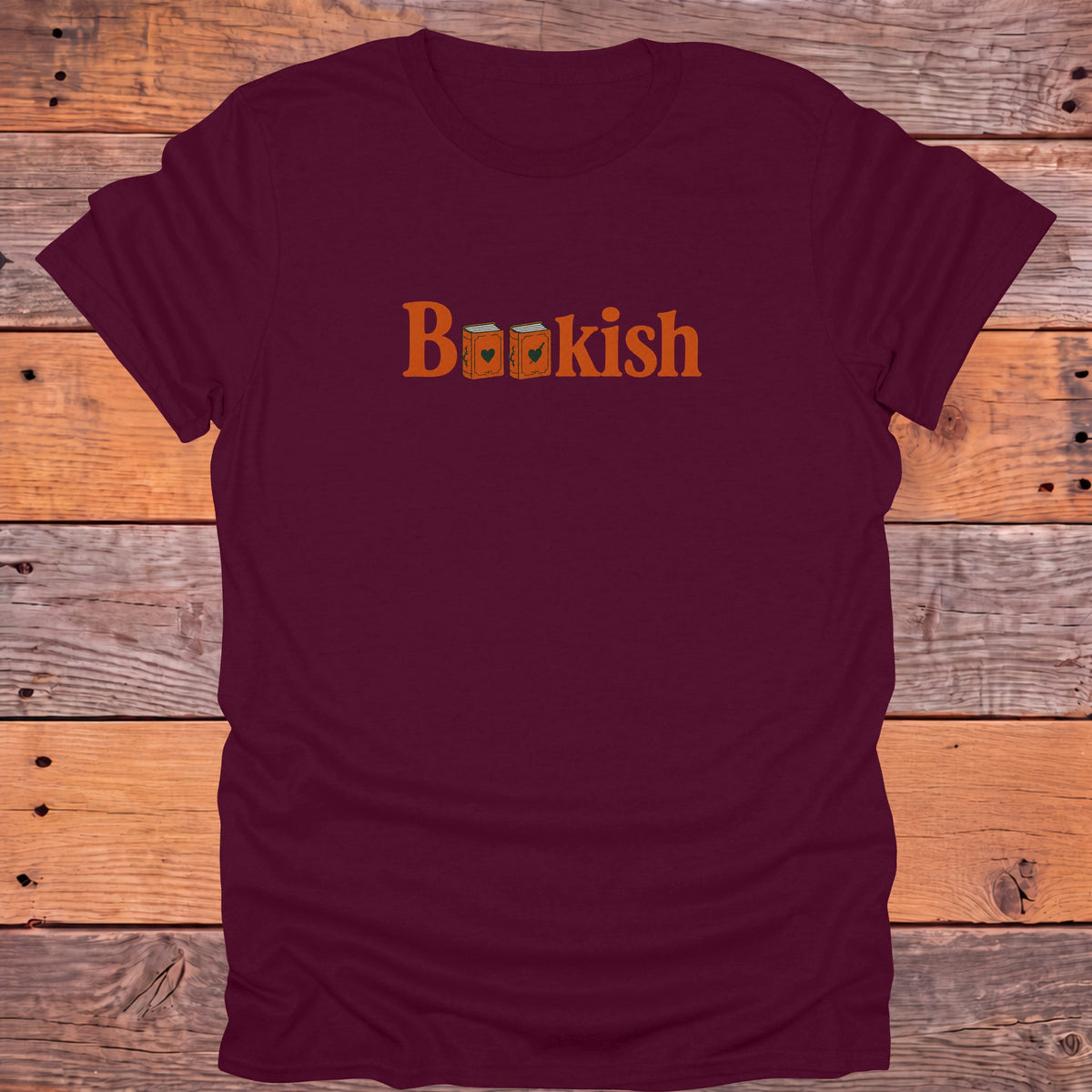 Bookish Dark Romance T-Shirt - Maroon