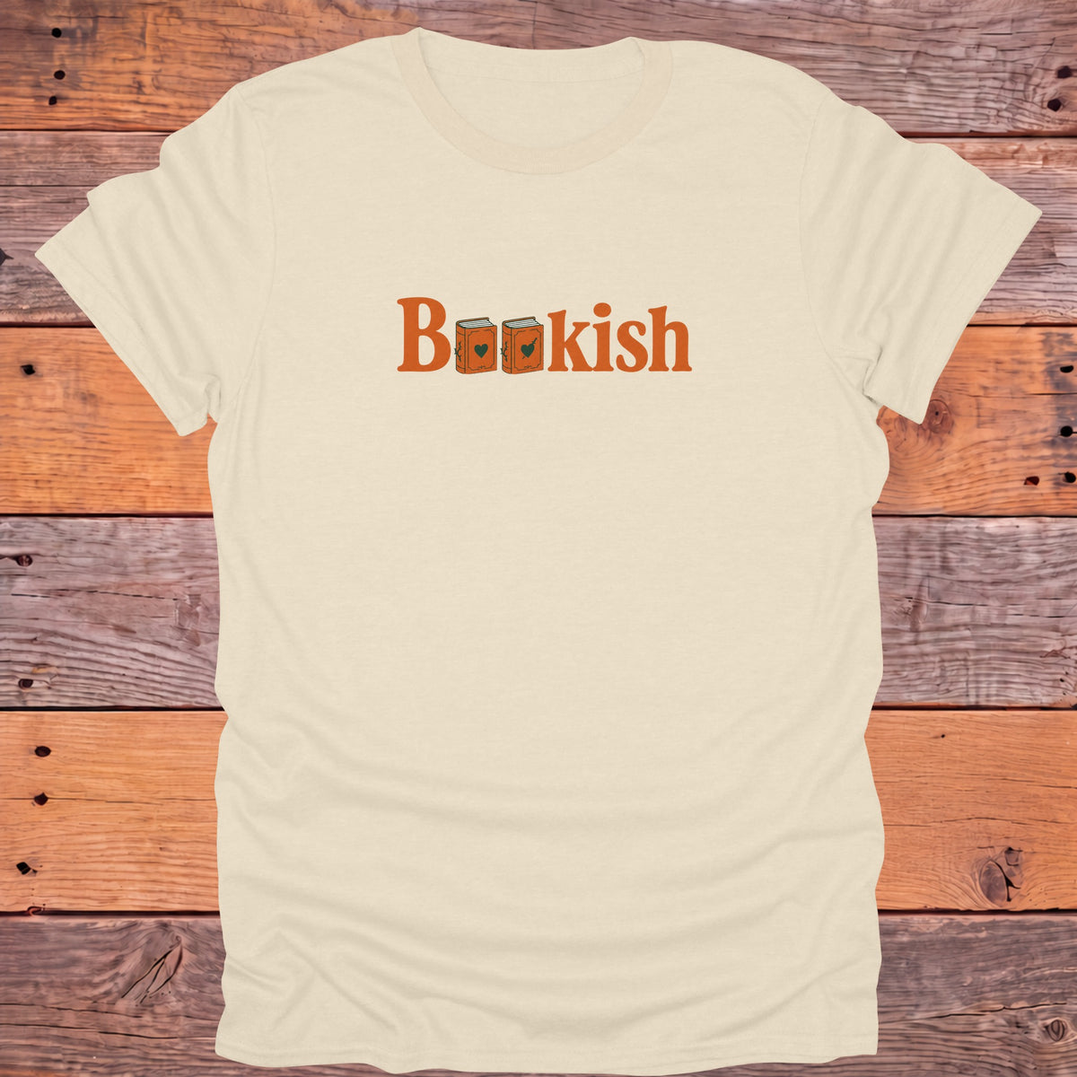 Bookish Dark Romance T-Shirt - Natural