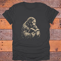 Bookish Sasquatch Reader Bookish T-Shirt - Charcoal