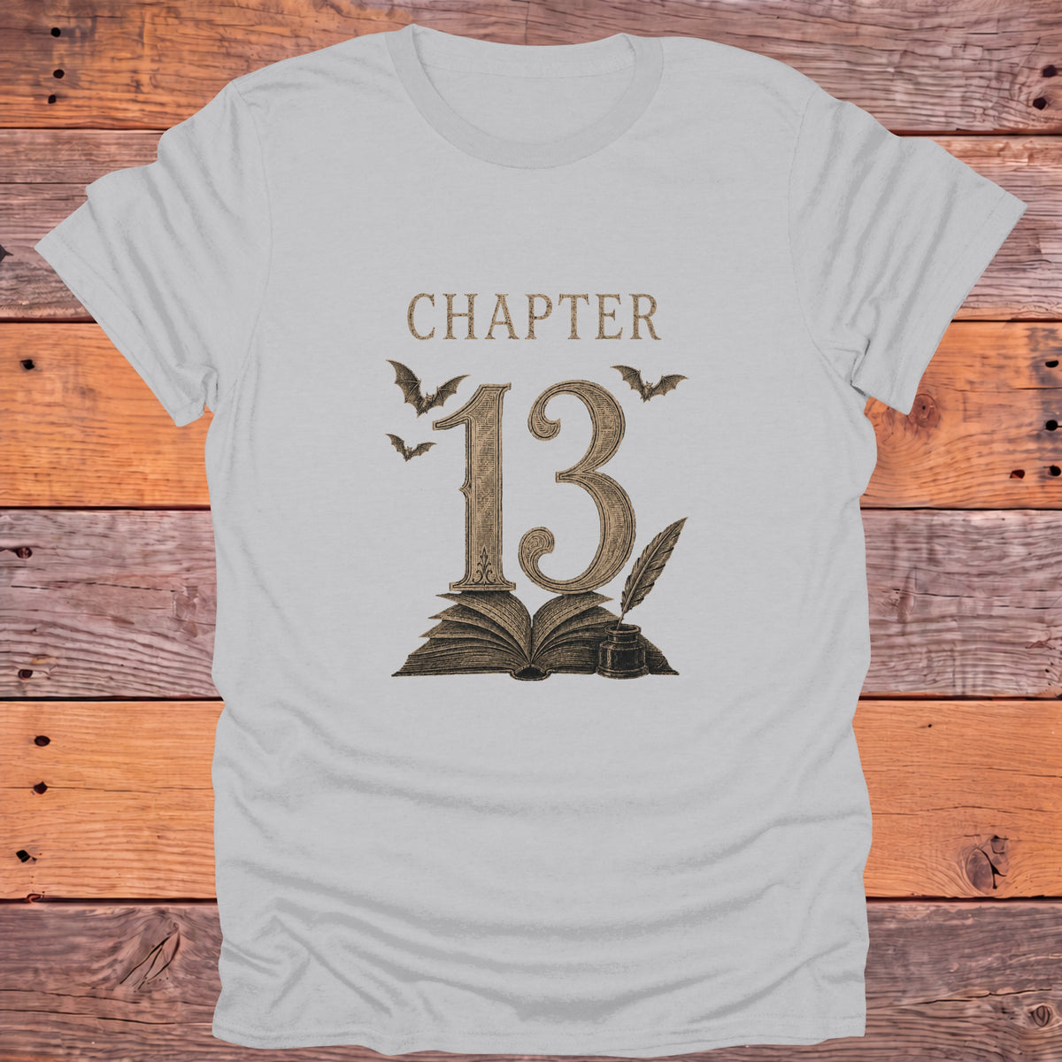Chapter 13 Bookish T-Shirt - Ice Grey