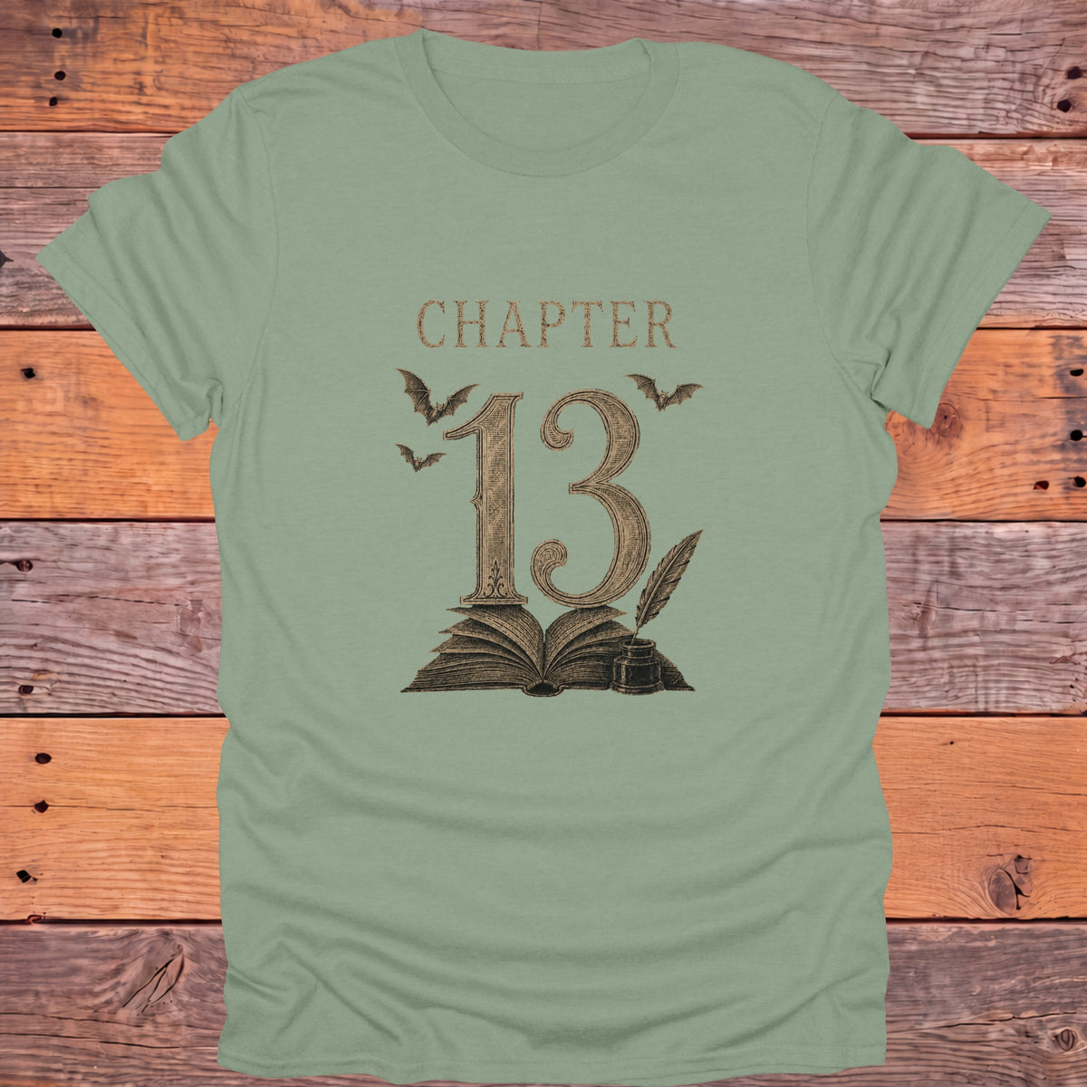 Chapter 13 Bookish T-Shirt - Sage