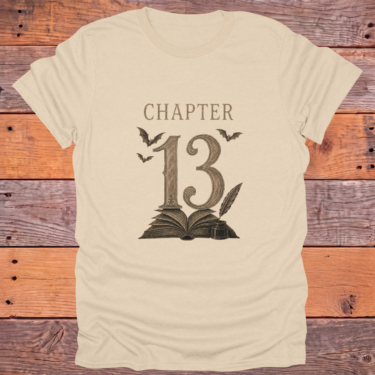 Chapter 13 Bookish T-Shirt - Sand