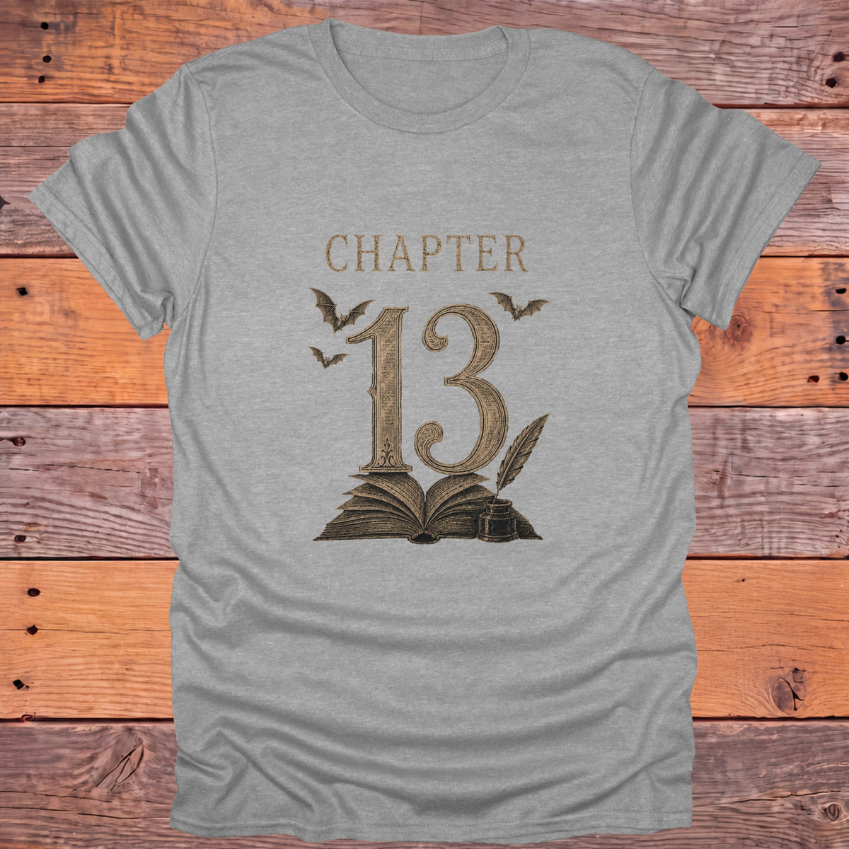Chapter 13 Bookish T-Shirt - Sport Grey