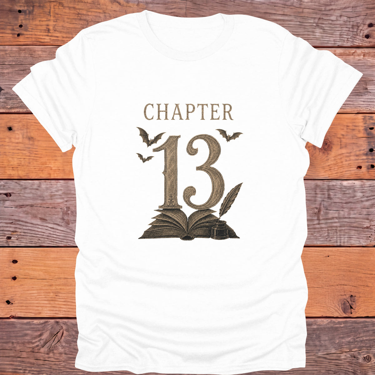 Chapter 13 Bookish T-Shirt - White
