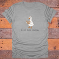 Do Not Honk I'm Reading Goose Bookish T-Shirt - Sport Grey