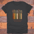 Easily Distracted by Footnotes Books and Trees Bookish T-Shirt - Charcoal