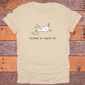 Fainted at Chapter 30 Goose Bookish T-Shirt - Sand