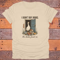 I Didn't Buy Books The Books Found Me Goose Bookish T-Shirt - Sand