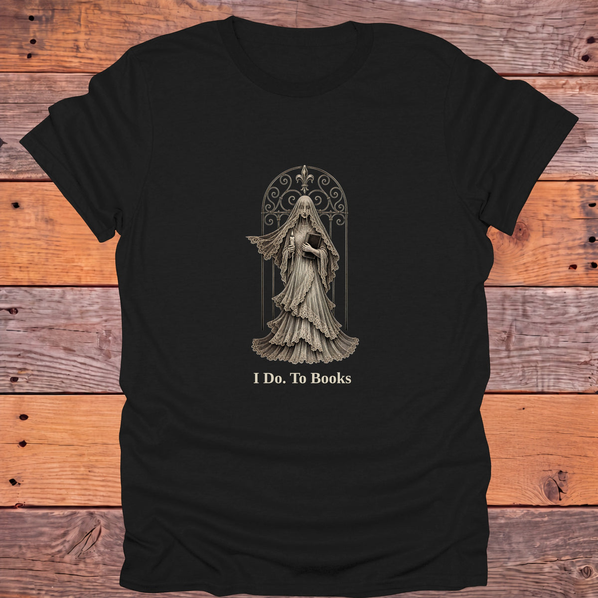 I Do To Books Gothic Bookish T-Shirt - Black