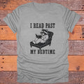 I Read Past My Bedtime Bookish T-Shirt - Sport Grey