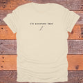 I'd Annotate That Bookish T-Shirt - Natural