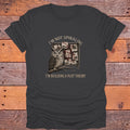 I'm Not Spiraling Plot Theory Owl Bookish T-Shirt - Charcoal