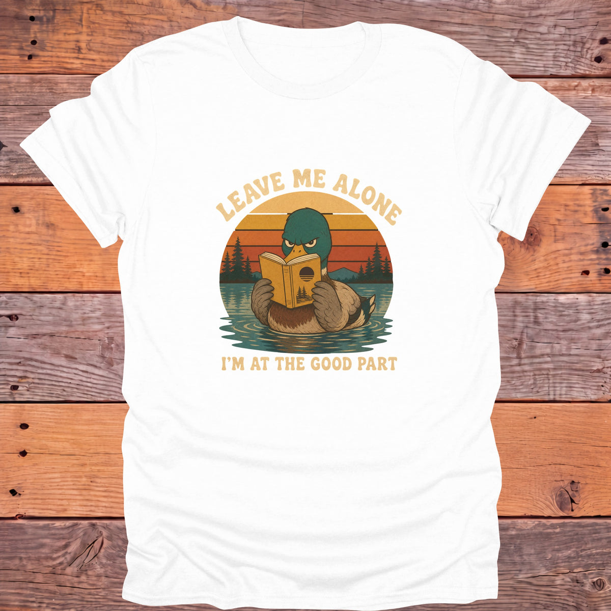 Leave Me Alone at the Good Part Bookish T-Shirt - White