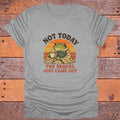 Not Today the Sequel Just Came Out Frog Bookish T-Shirt - Sport Grey