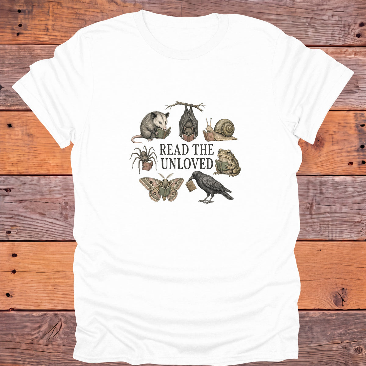 Read the Unloved Bookish T-Shirt - White