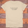 The Reader Who Already Knows the Ending Has Arrived Bookish T-Shirt - Sand