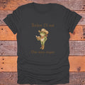 Reckon I'll Read One More Chapter Cowboy Frog Bookish T-Shirt - Charcoal