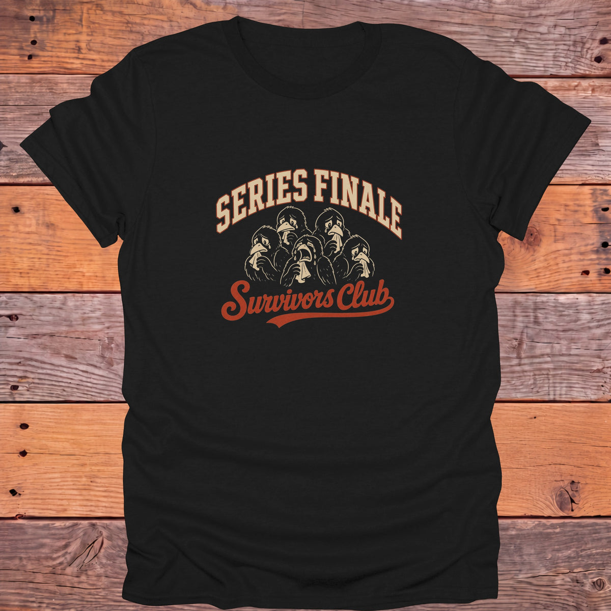 Series Finale Survivors Club Bookish T-Shirt - Black