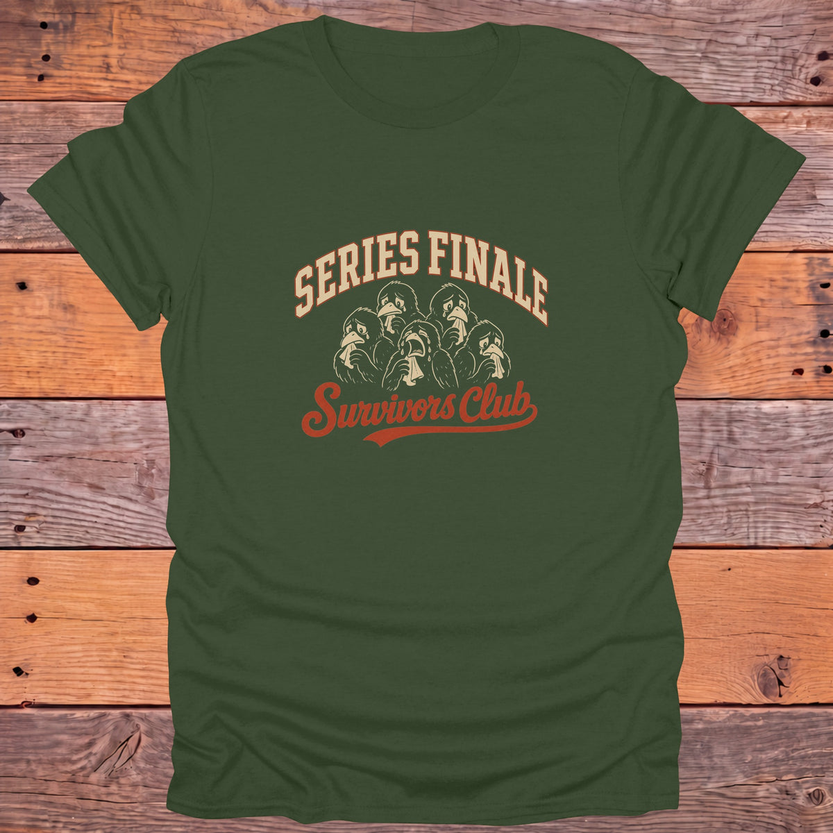 Series Finale Survivors Club Bookish T-Shirt - Military Green
