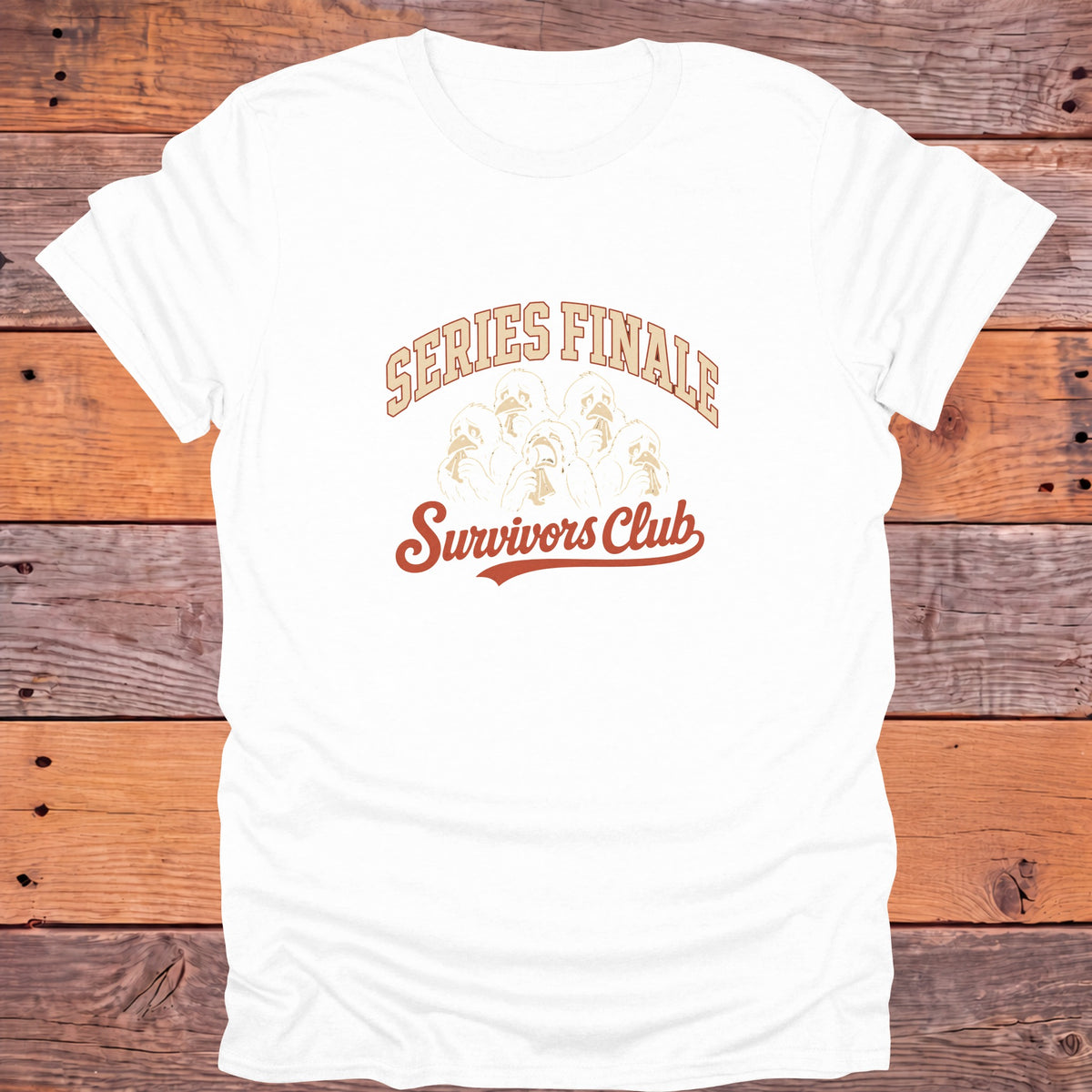 Series Finale Survivors Club Bookish T-Shirt - White