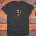 Sleep Was Never an Option Possum Bookish T-Shirt - Charcoal