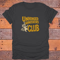Unhinged Annotators Club Raccoon Bookish T-Shirt - Charcoal