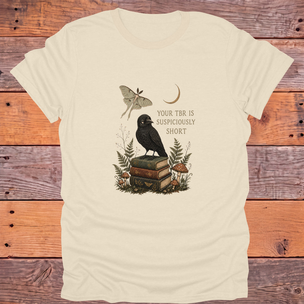Your TBR Is Suspiciously Short Bookish T-Shirt - Natural