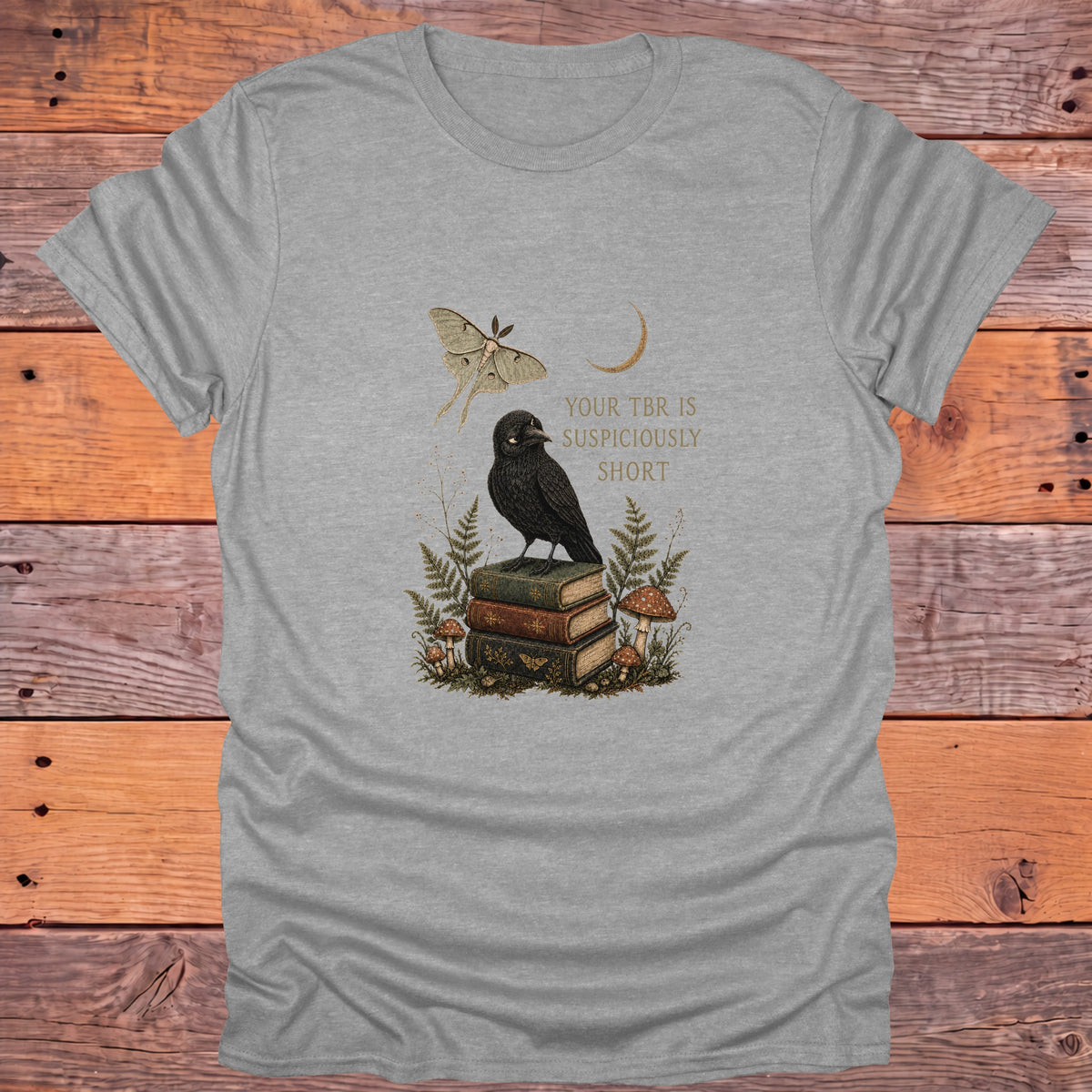 Your TBR Is Suspiciously Short Bookish T-Shirt - Sport Grey