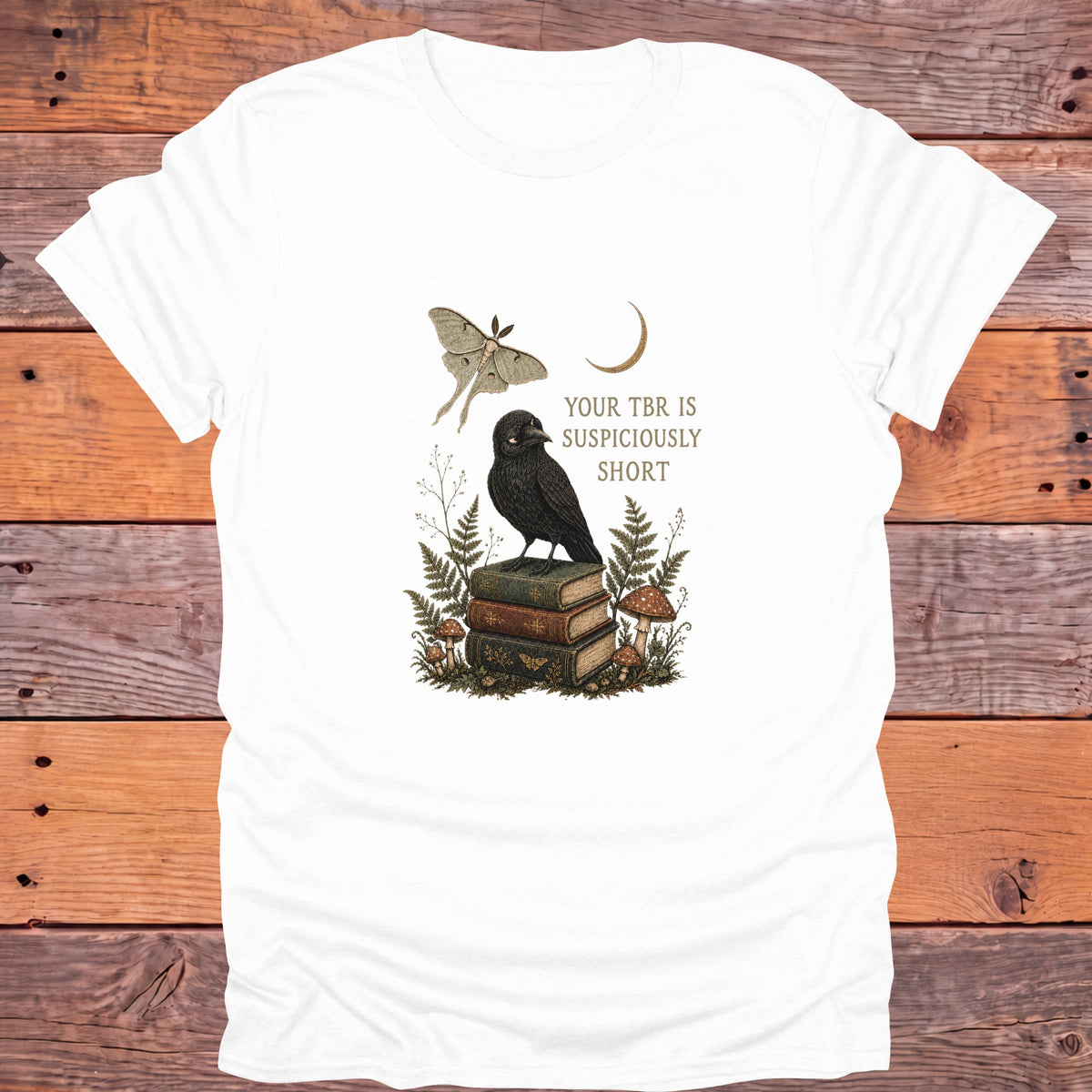 Your TBR Is Suspiciously Short Bookish T-Shirt - White